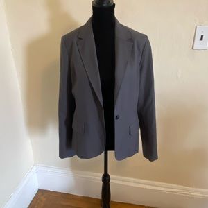 American Eagle Grey Blazer (S Petite)